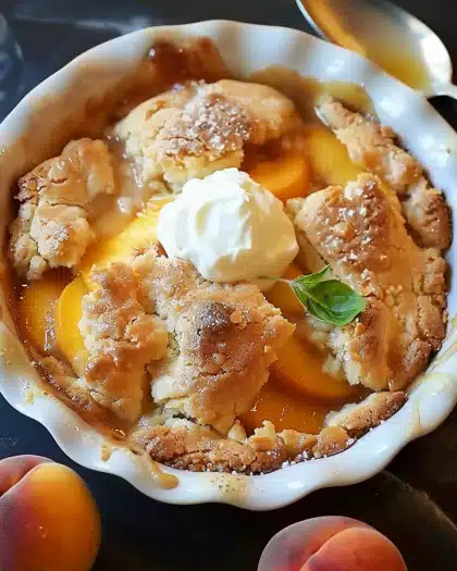 Old Oven Peach Cobbler