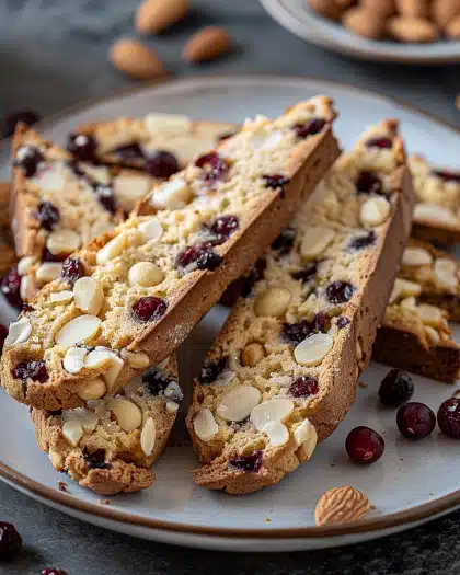 Cranberry Almond Biscotti