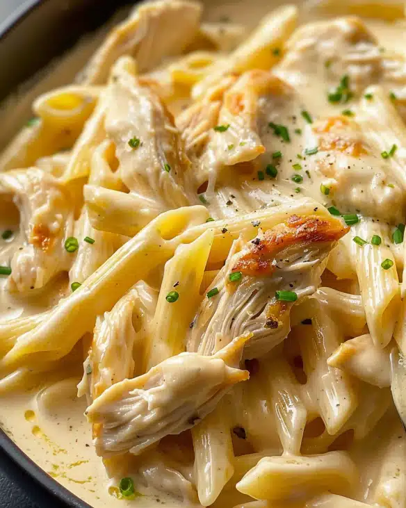 Creamy Crack Chicken Pasta
