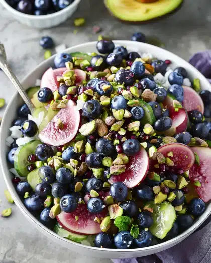 Blueberry Pistachio Spring Salad