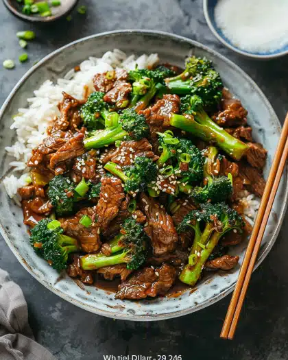 Chinese Beef and Broccoli (One Pan Take-Out)
