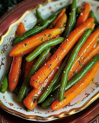 Honey Glazed Carrots & Green Beans
