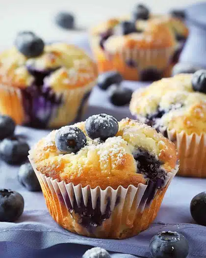 Easy Blueberry Muffins Recipe