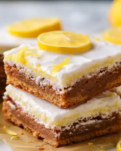 Easy Lemon Brownies Recipe