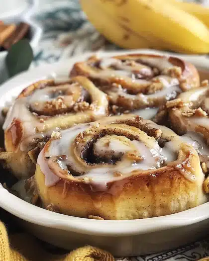 Banana Bread Cinnamon Rolls Recipe