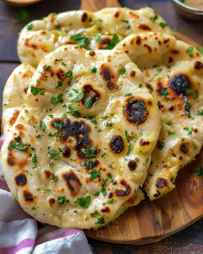 Potato and Cheese Stuffed Naan