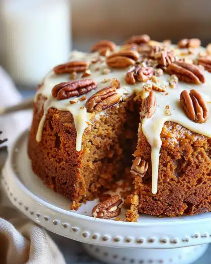 Pumpkin Pecan Cake