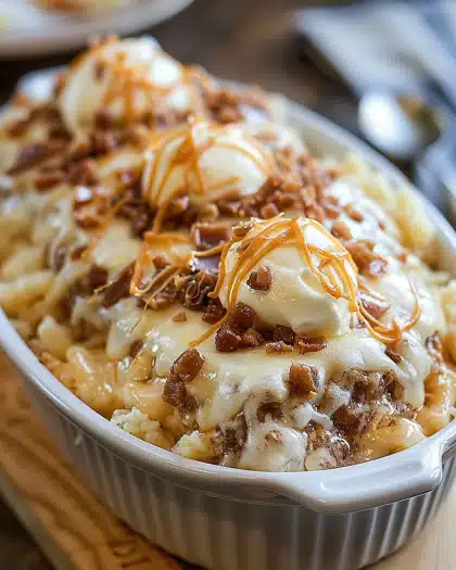 French Onion Meatloaf with Melted Swiss Cheese
