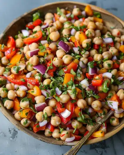 Mango Chickpea Salad