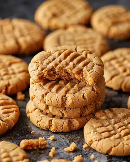 5 Ingredient Peanut Butter Cookies