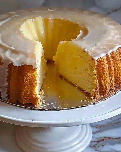 Pineapple Sour Cream Pound Cake