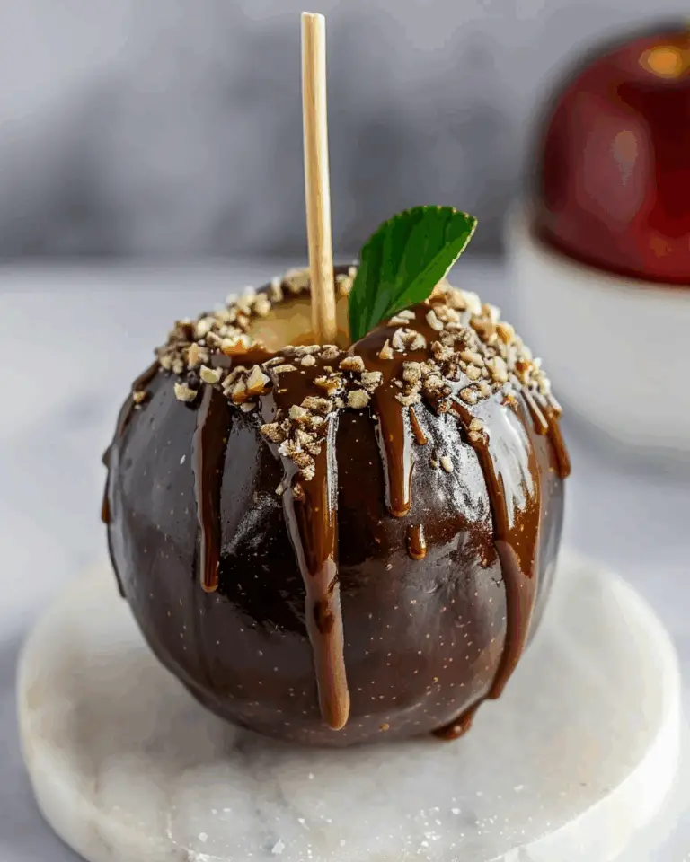 Chocolate Date Caramel Apple (Viral TikTok Recipe)