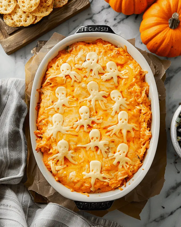 Buffalo Chicken Dip (Boo-ffalo Dip)