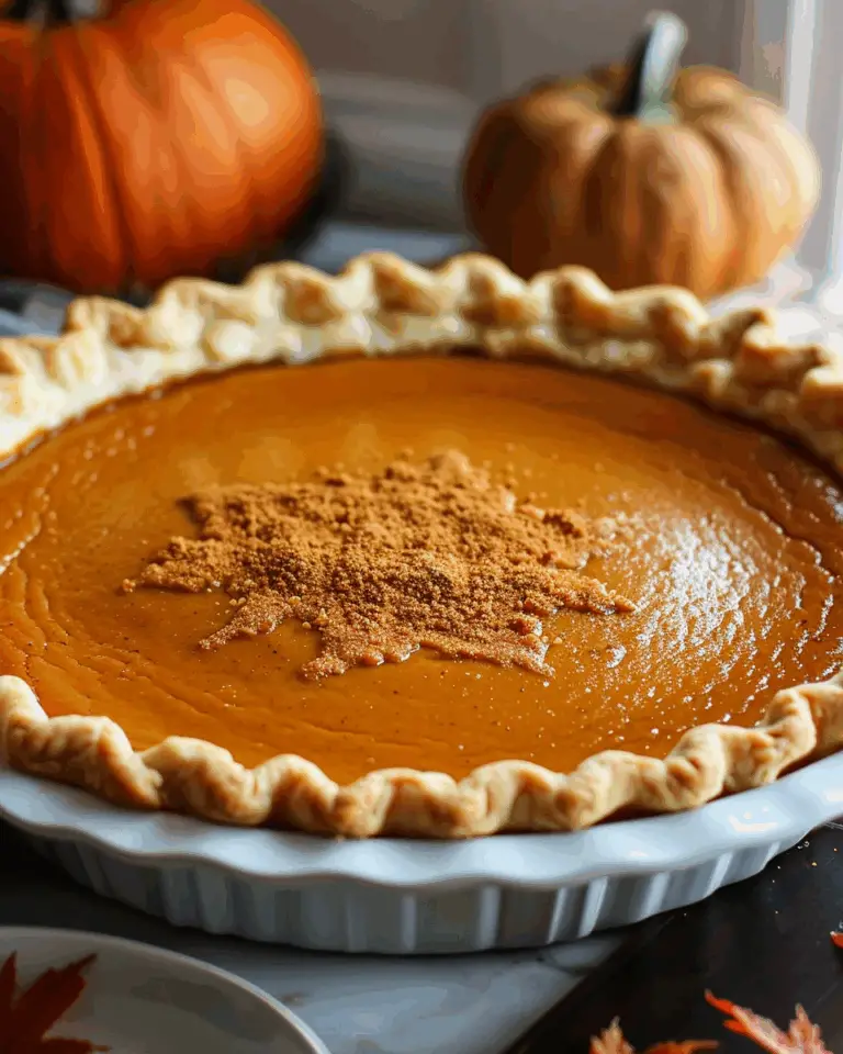 Classic Pumpkin Pie Recipe