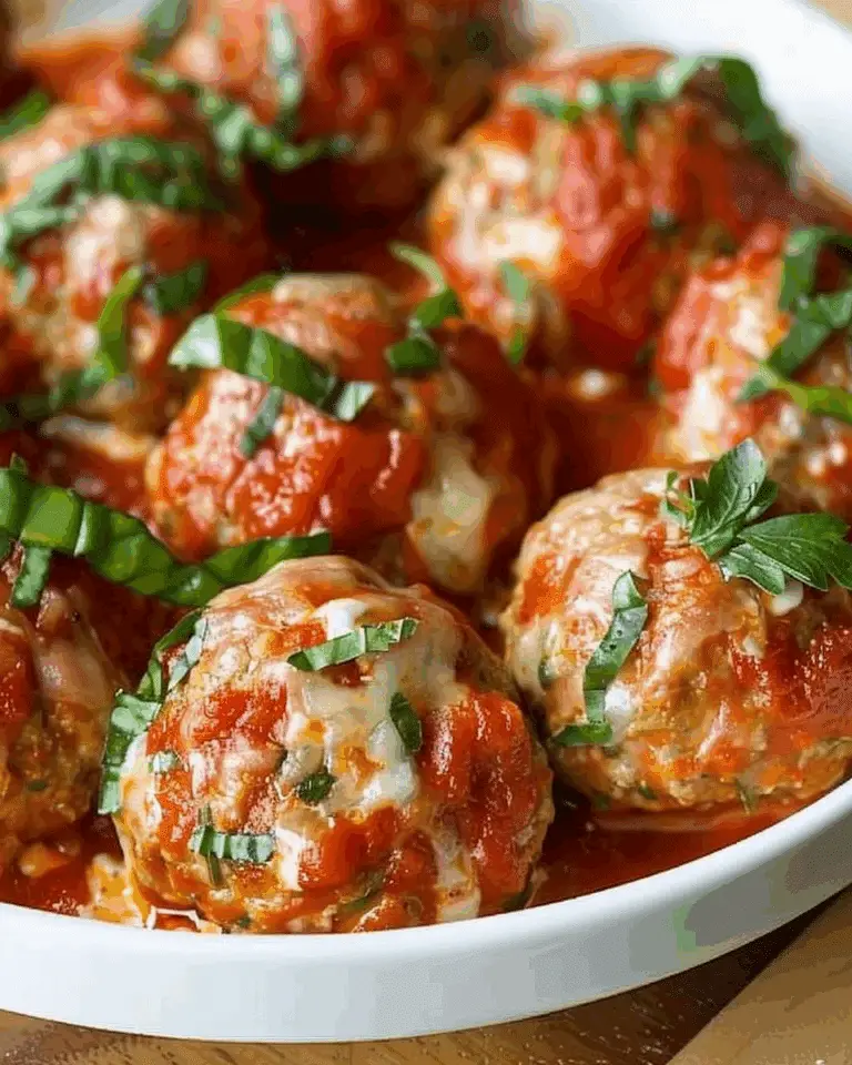 Baked Chicken Ricotta Meatballs