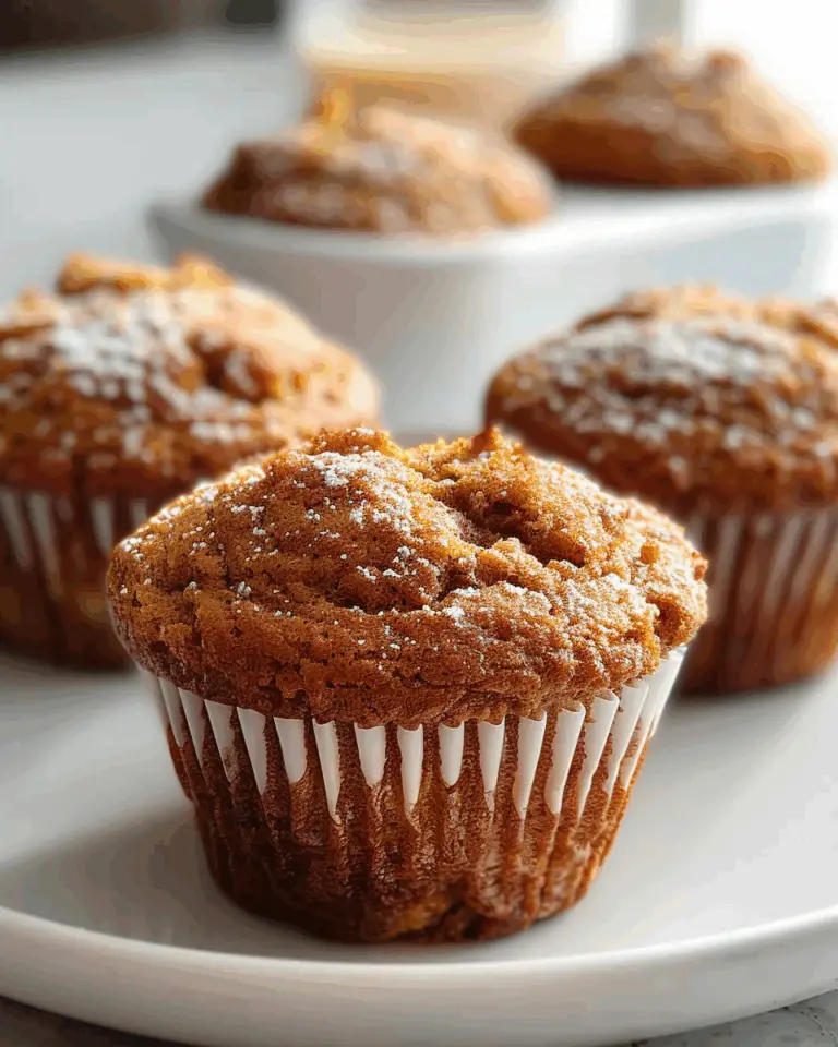 Gingerbread Cottage Cheese Breakfast Muffins
