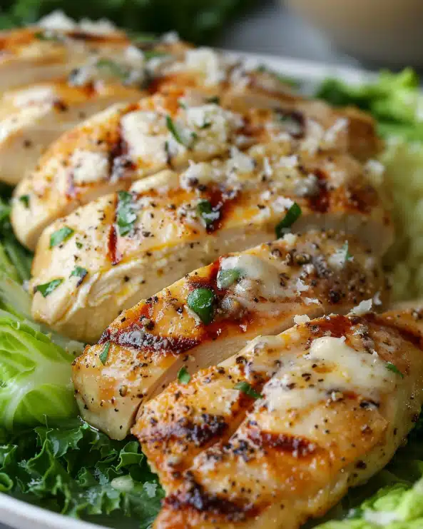 Melt In Your Mouth Caesar Chicken