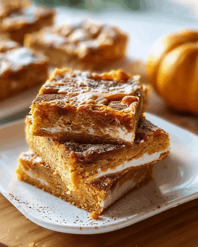 Cottage Cheese Pumpkin Spice Cake Bars
