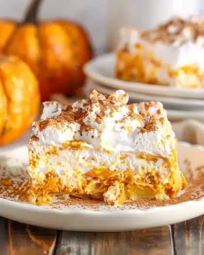 Pumpkin Dessert Lasagna