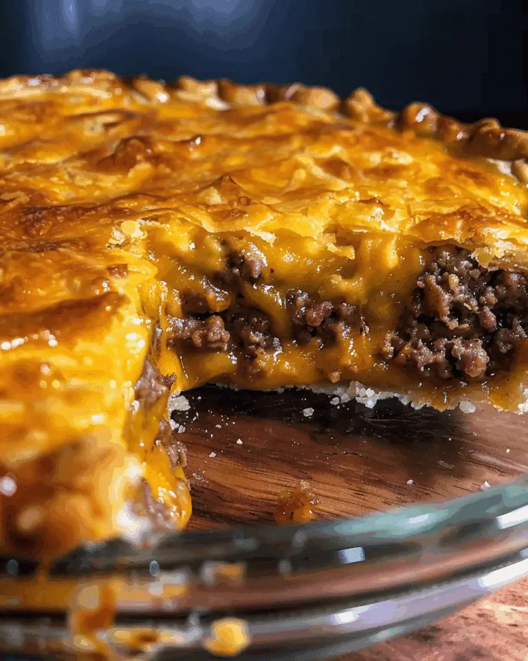 Southern Style Cheeseburger Pie
