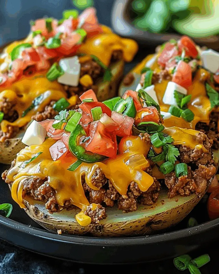 Taco Loaded Baked Potatoes