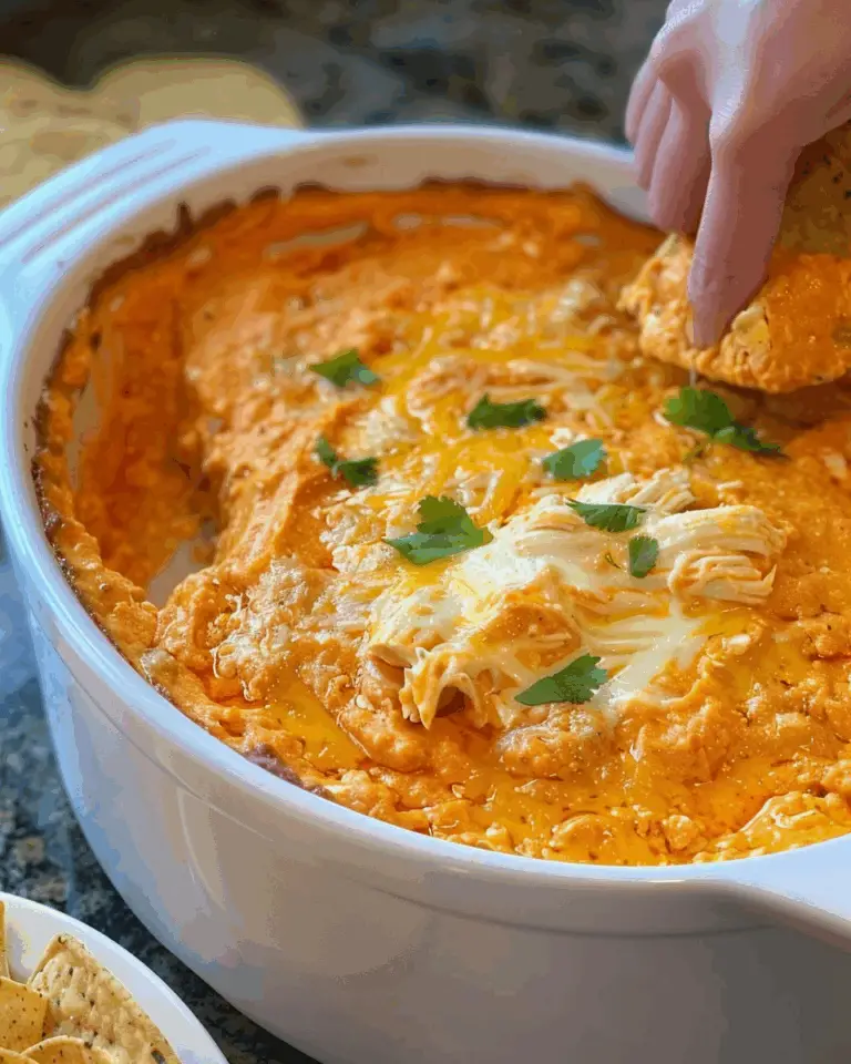 5 Ingredient Crock Pot Buffalo Chicken Dip