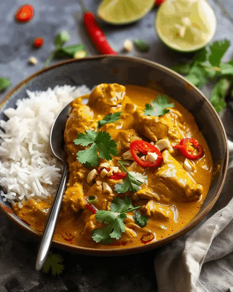 Satay Chicken Curry (Malaysian)