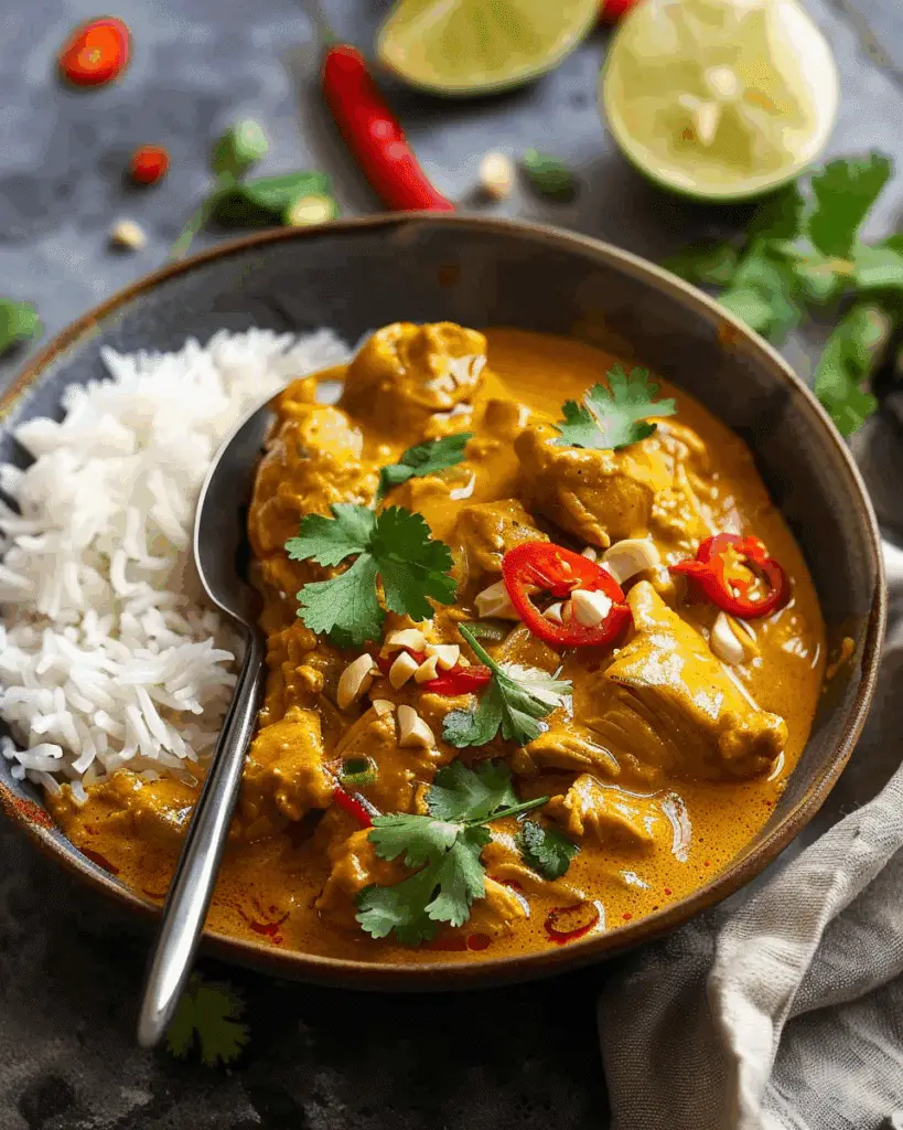 Satay Chicken Curry (Malaysian)