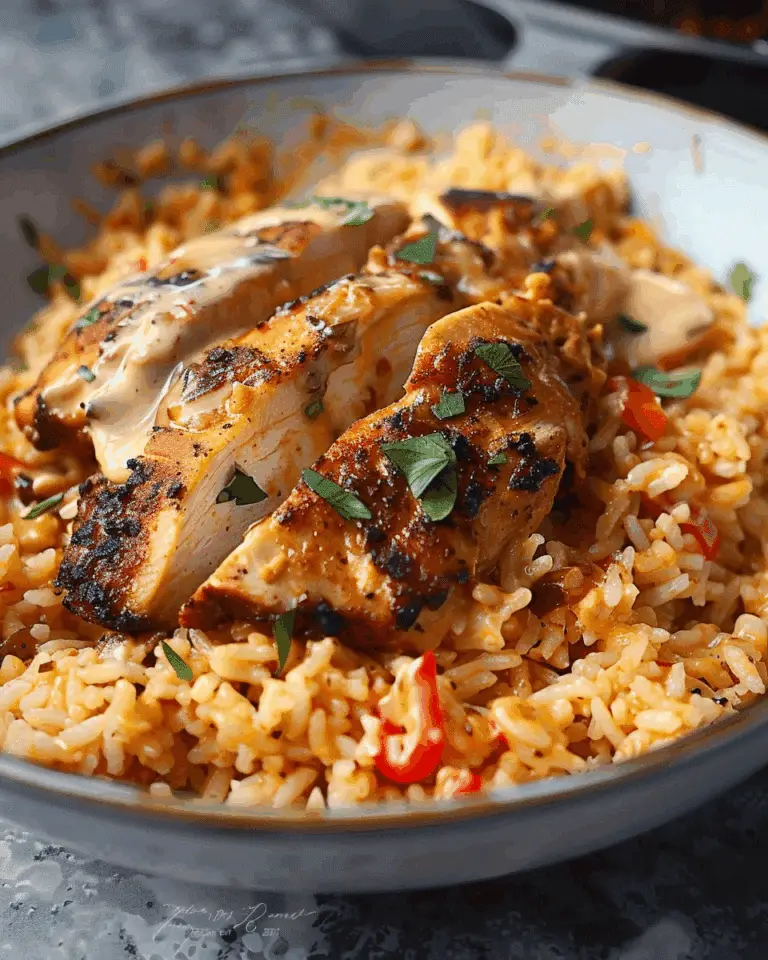 Creamy Cajun Chicken Rice