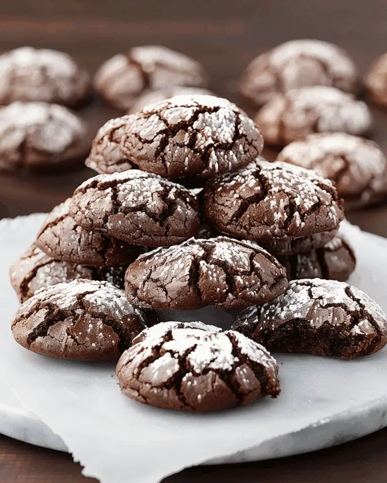 Chocolate Crinkle Cookies