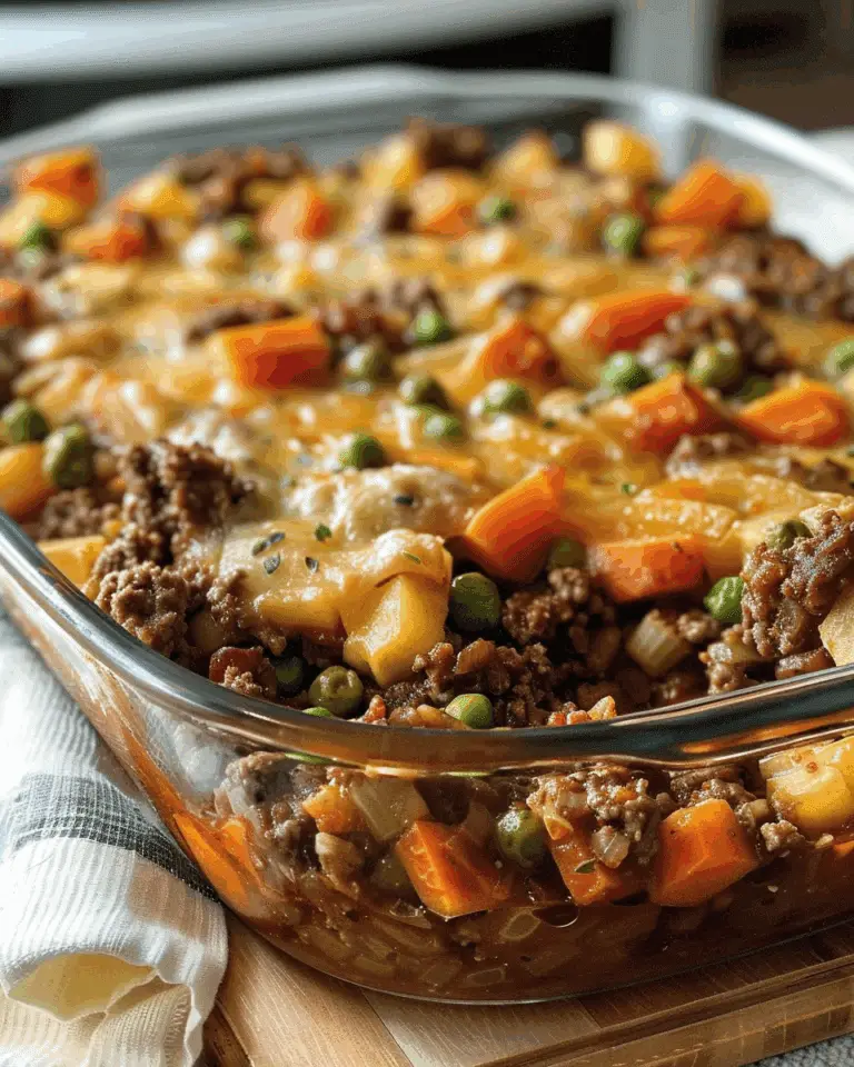 Amish Hearty Beef and Veggie Casserole