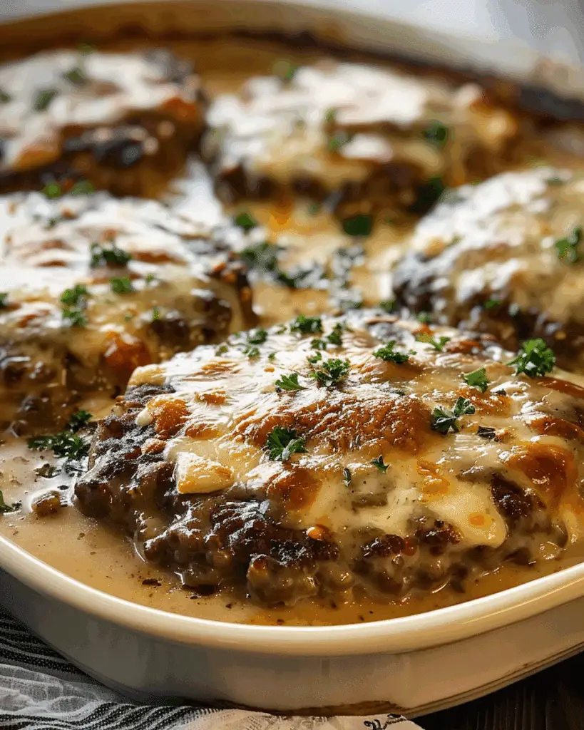 Amish Hamburger Steak Bake
