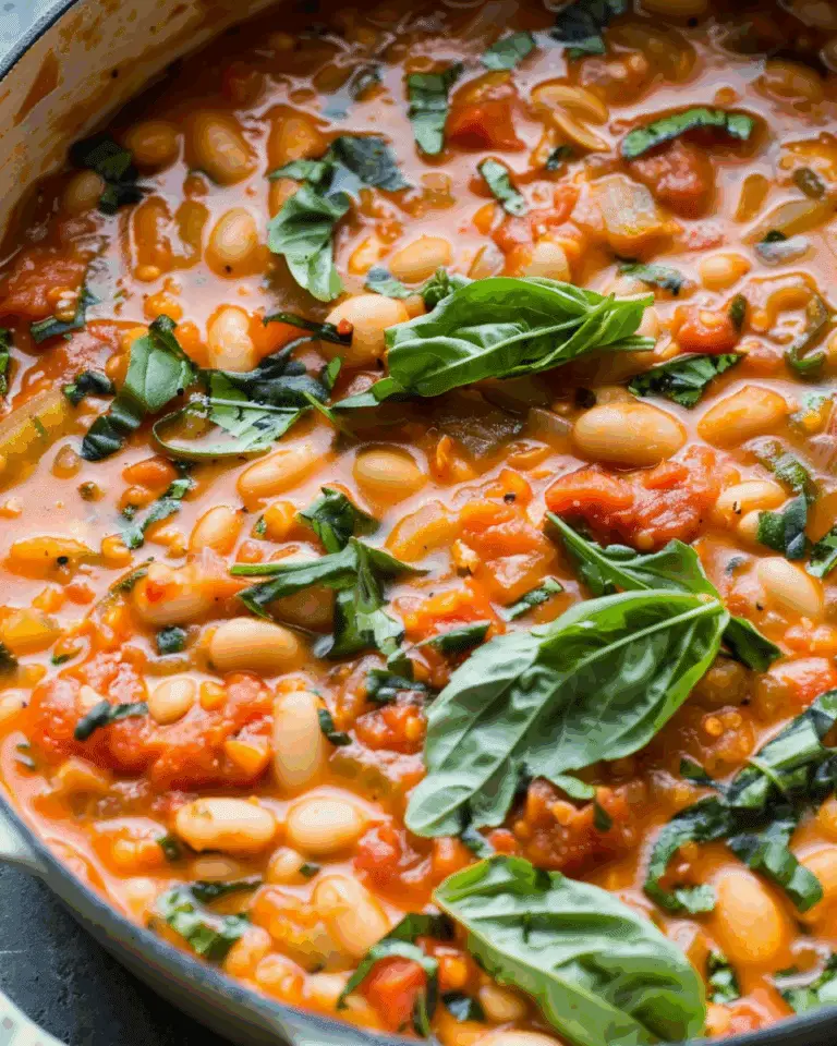 Creamy Tomato White Bean Stew