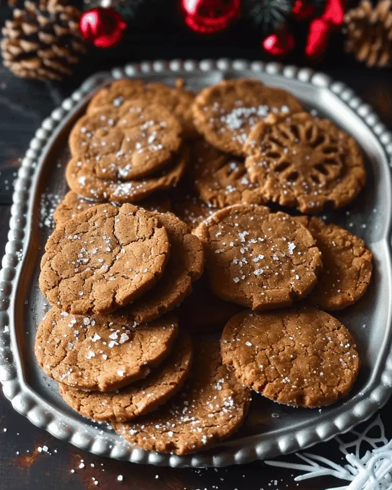 Crispy Gingerbread Cookies