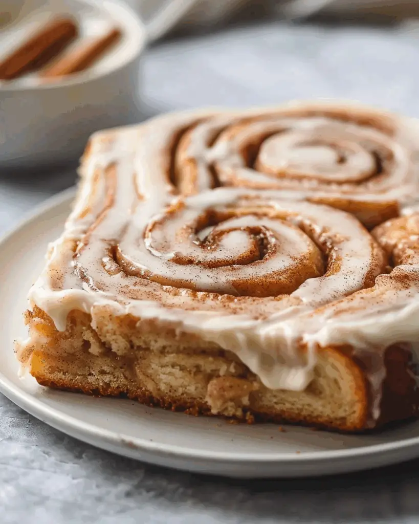 Cinnamon Roll Cake Delight