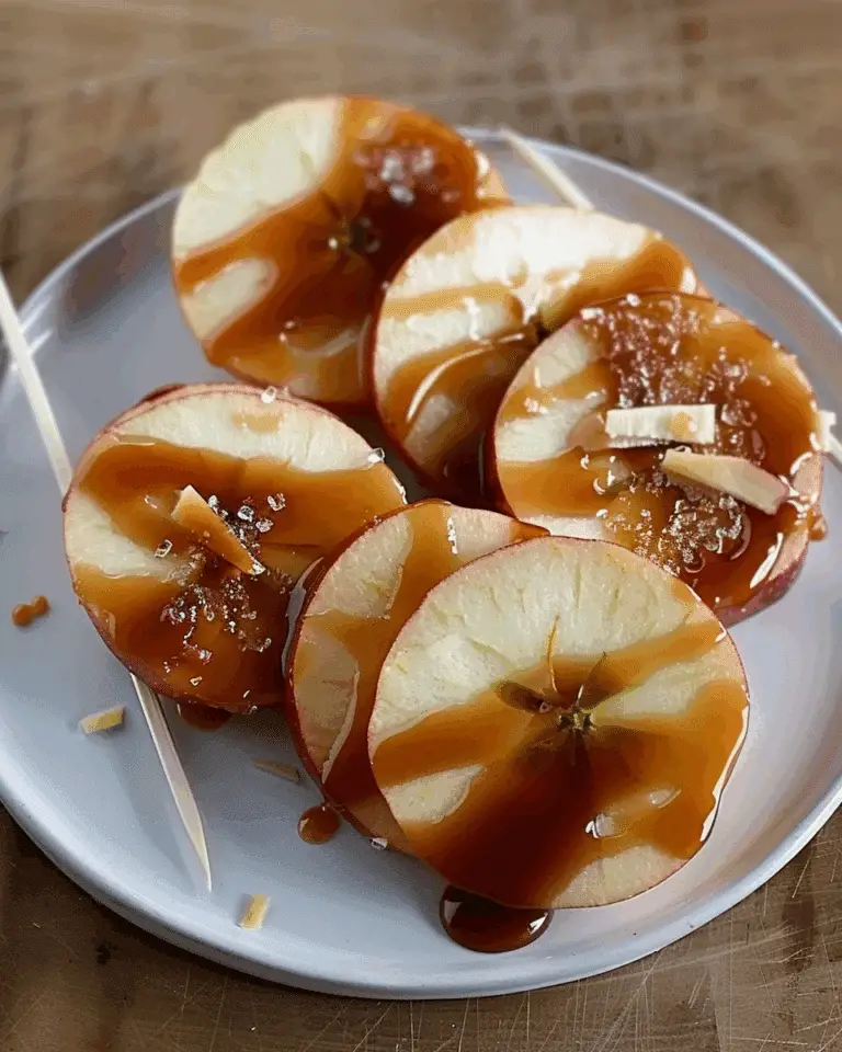 Caramel Apple Slices