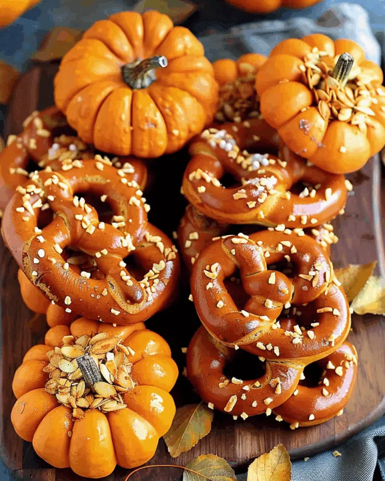 Pumpkin Pretzels