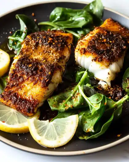 Blackened Cod