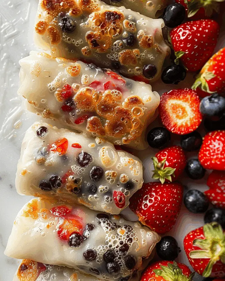 High-Fiber High-Protein Spring Rolls