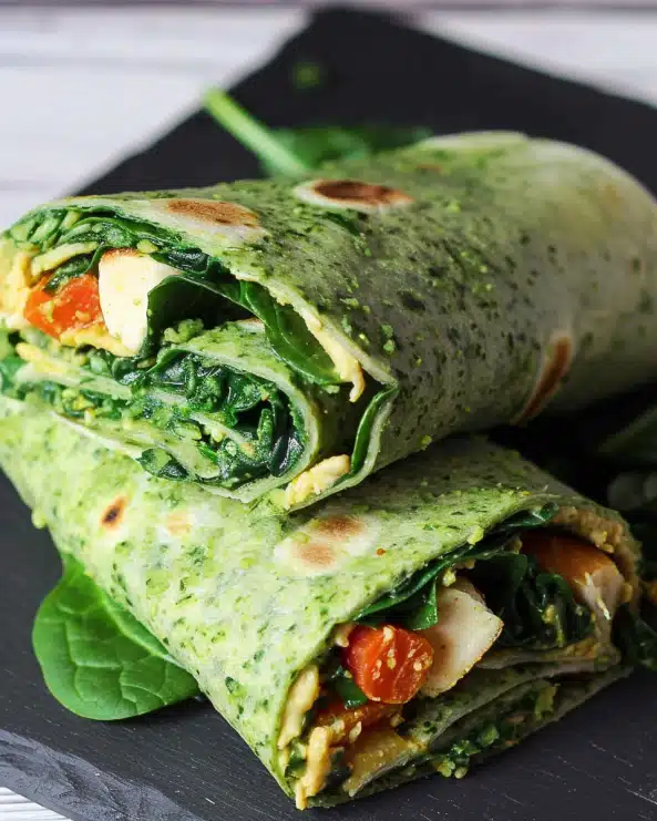 Spinach Protein Wraps