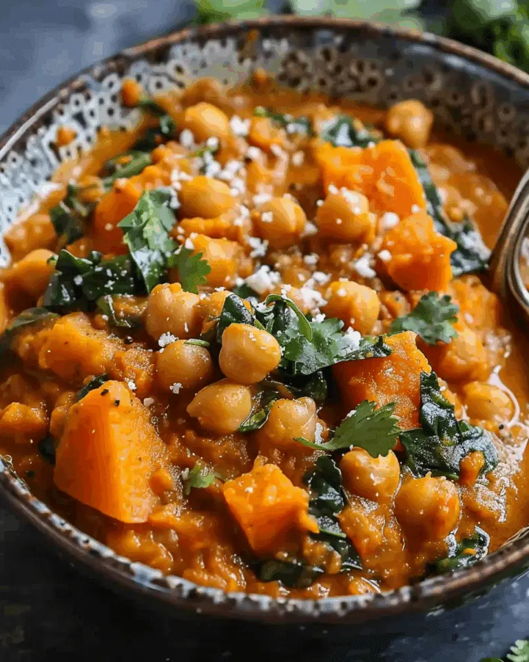 Sweet Potato and Chickpea Curry
