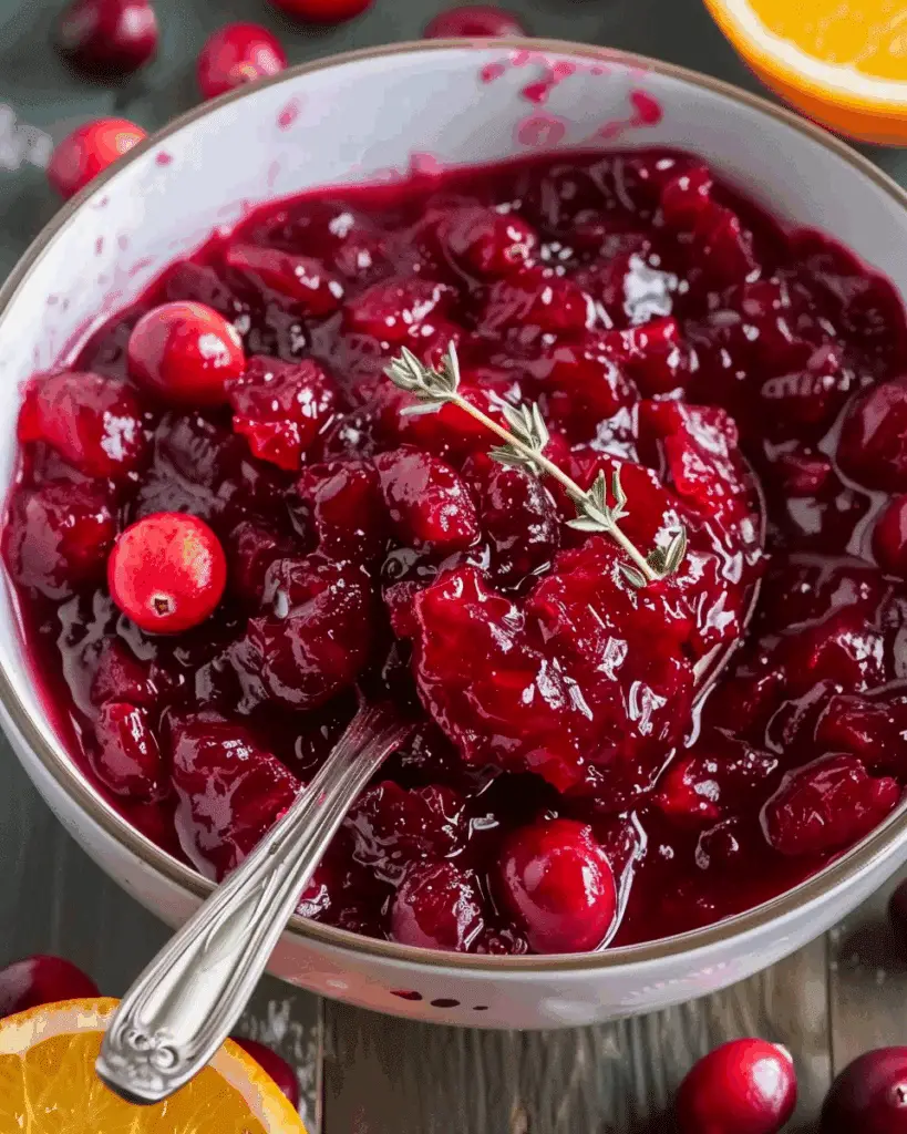 Easy Homemade Fresh Cranberry Orange Sauce Recipe