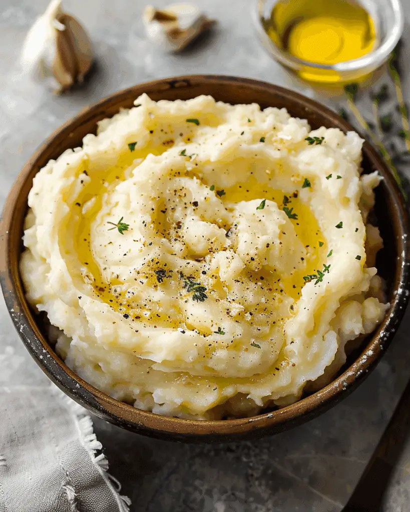 Easy Garlic Mashed Potatoes