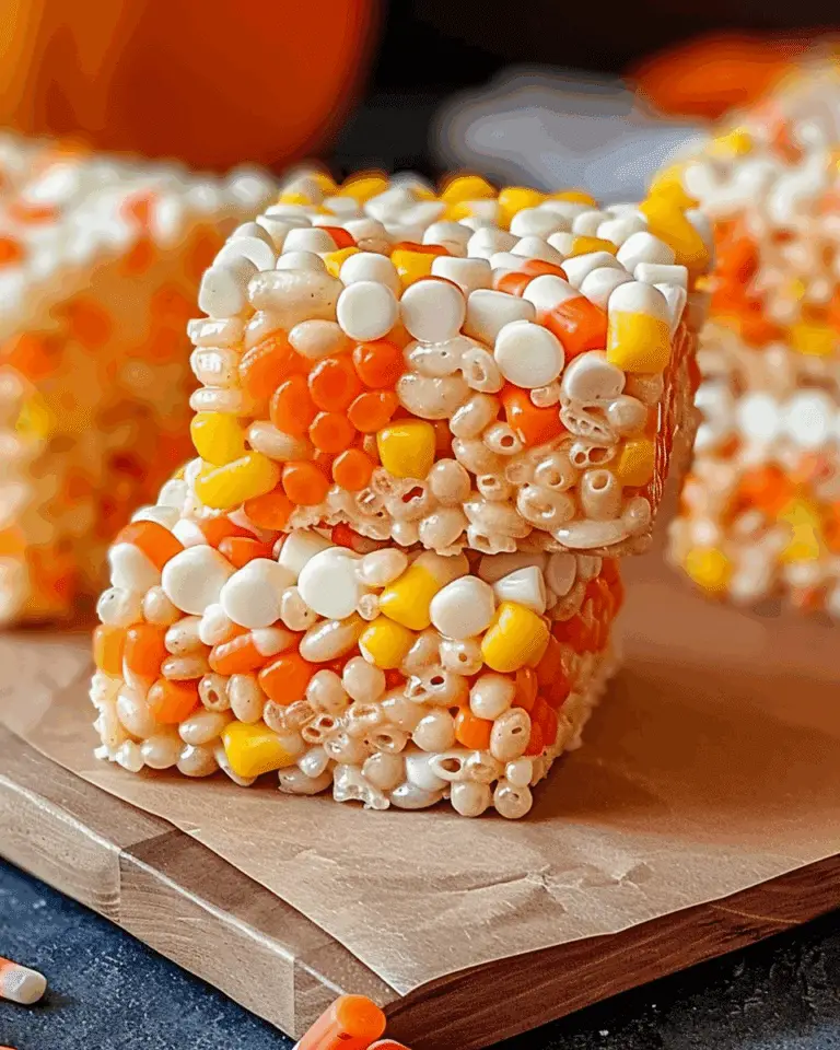 Candy Corn Rice Krispie Treats
