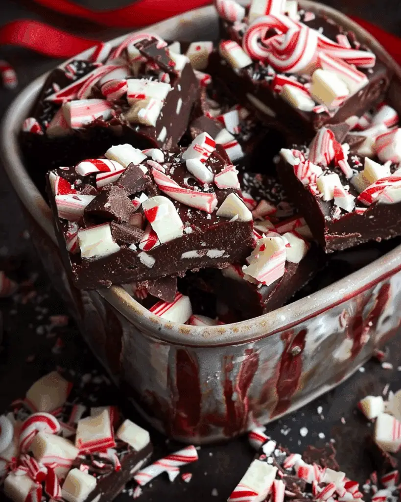Peppermint Chunk Fudge