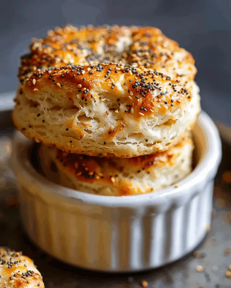 Savory “Everything Bagel” Seasoning Biscuit