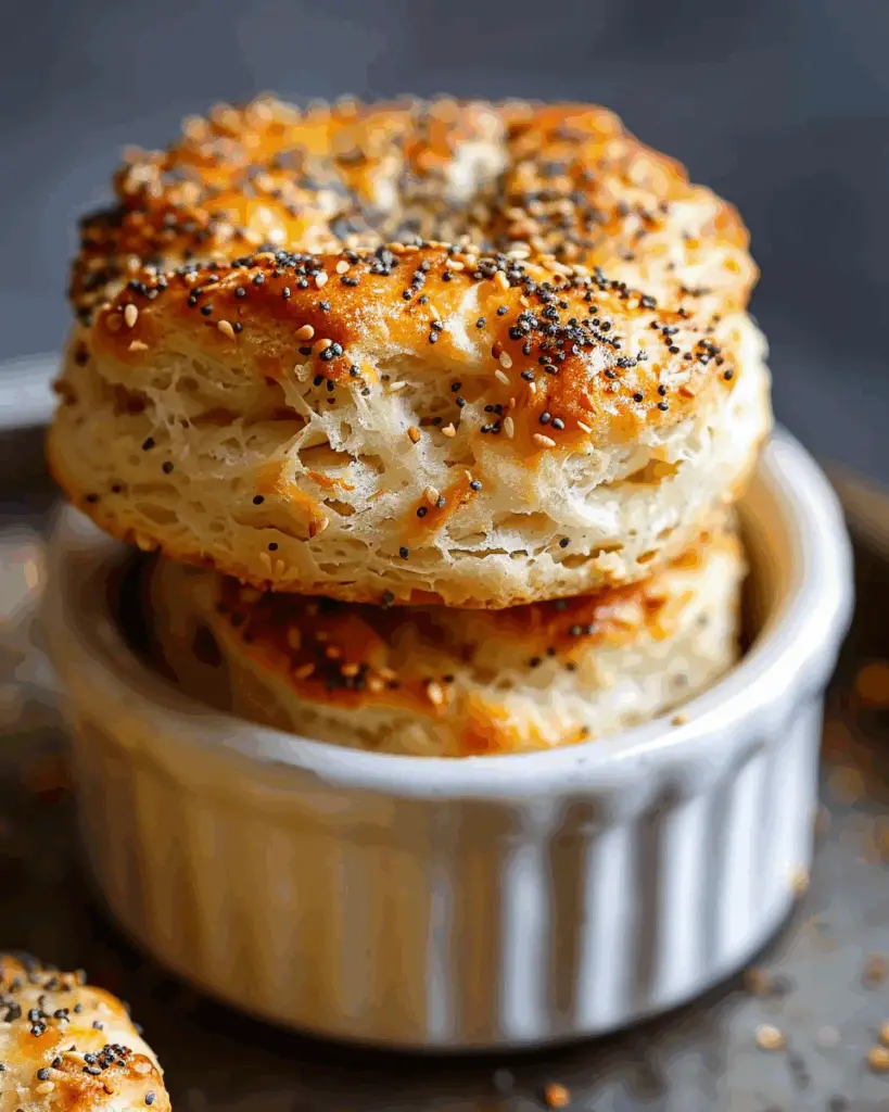 Savory “Everything Bagel” Seasoning Biscuit