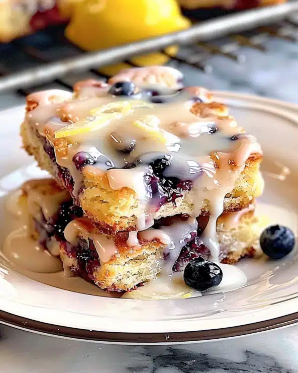 Blueberry Butter Swim Biscuits