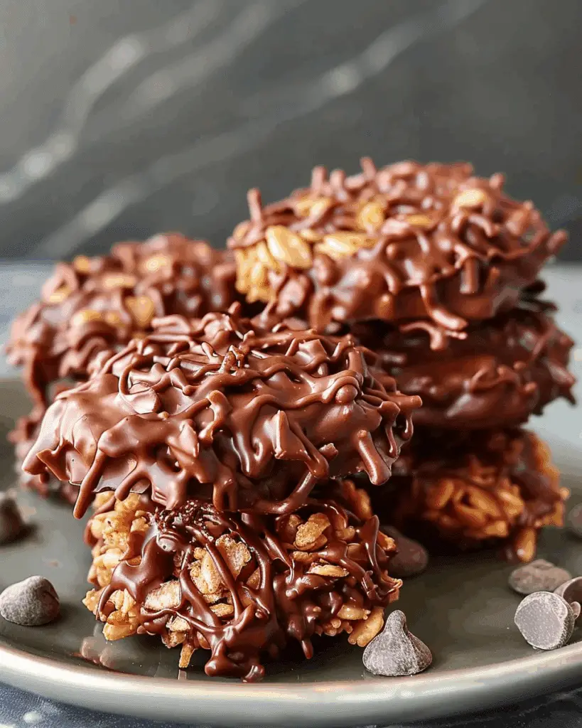 Chocolate Peanut Butter Haystacks