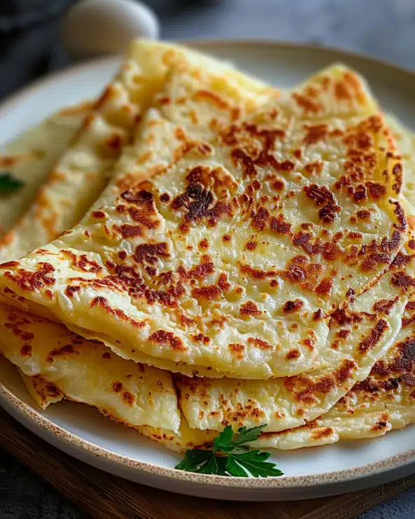Crispy 2-Ingredient Cottage Cheese Flatbread